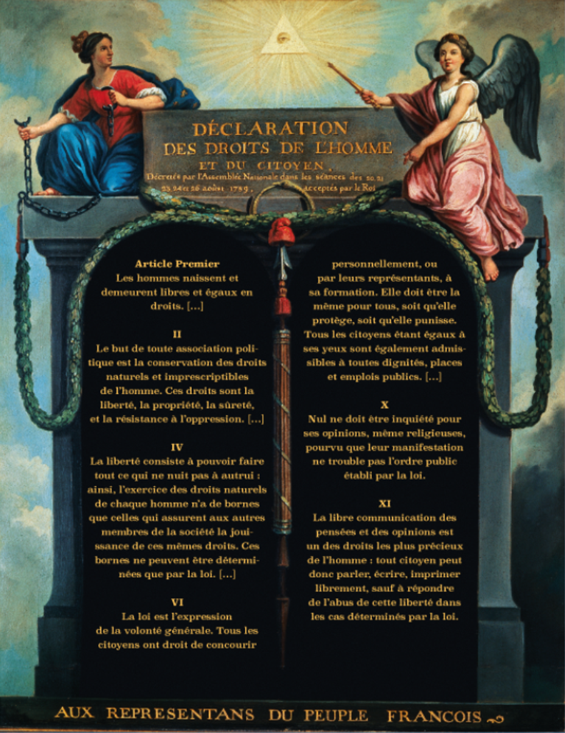 Déclaration Des Droits De L Homme Et Du Citoyen Texte