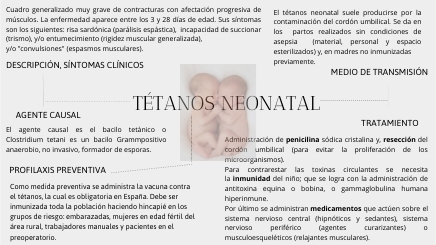 Enfermedad tetanos sintomas